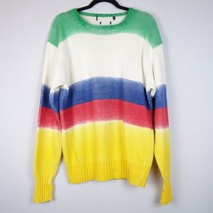 Vintage Ralph Lauren CP-93 Bayport Gradient Stripe Crewneck Sweater, Size L